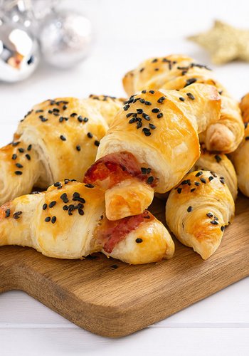 Recipe Mini Bacon Puff Pastry Crescents