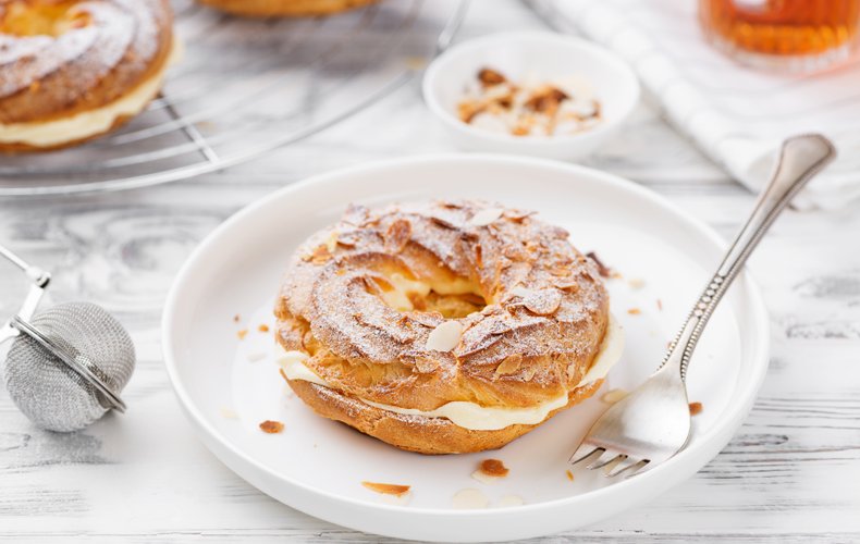 Mini Paris-Brest with Chantilly cream