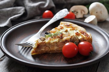 Recipe Mushroom, Ricotta and Ham Savory Pie