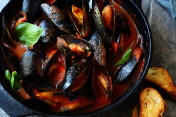 Recipe Mussels in Tomato Sauce