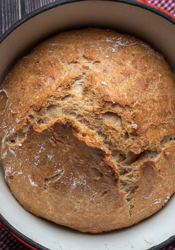 Recipe No-Knead Dutch Oven Bread