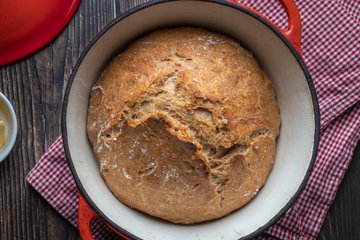 Recipe No-Knead Dutch Oven Bread