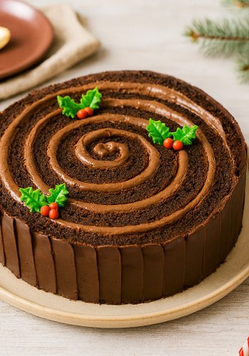 Recipe Nutella and Mascarpone Christmas Log