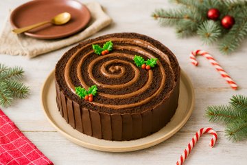 Recipe Nutella and Mascarpone Christmas Log