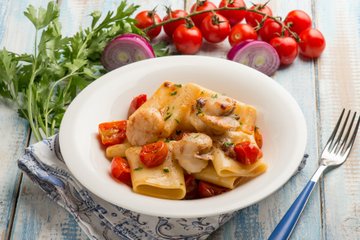 Recipe Paccheri with Scallops