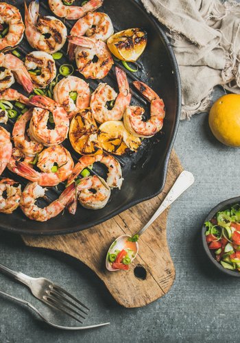 Recipe Pan-Fried Shrimp