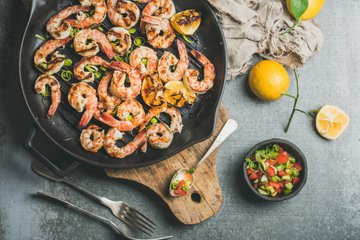 Recipe Pan-Fried Shrimp