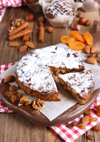 Recipe Panforte (Sienese Fruit and Nut Cake), the Original Recipe