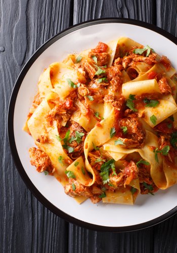 Recipe Pappardelle with Stracotto (Braised Meat Sauce)