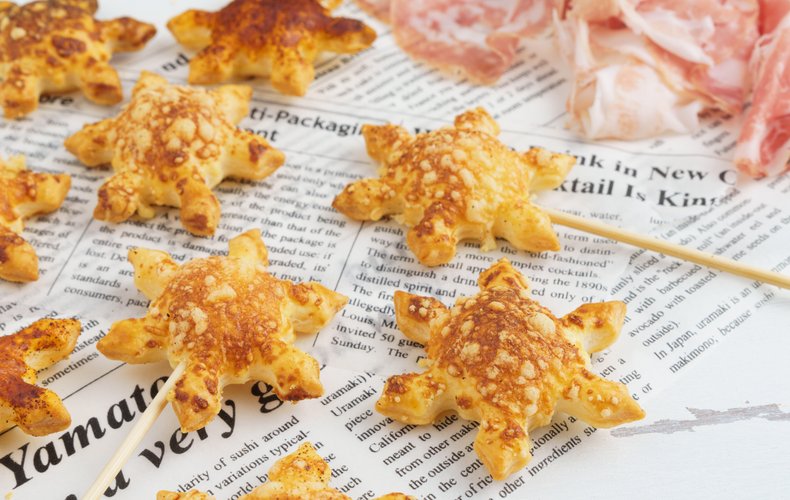 Parmesan snowflake appetizer recipe