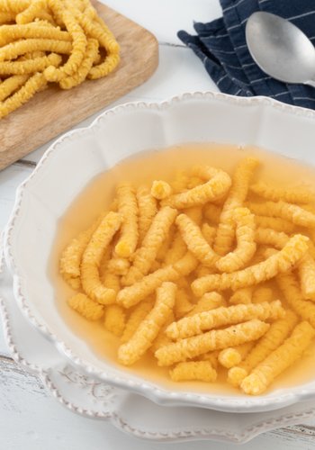 Recipe Passatelli in Brodo (Parmesan and Breadcrumb Noodles in Broth)
