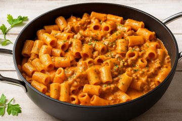 Recipe Pasta alla Carcerata (Creamy Sausage Pasta with Brandy)