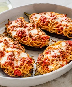 Recipe Pasta-Stuffed Eggplant