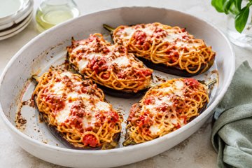 Recipe Pasta-Stuffed Eggplant