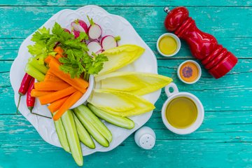 Recipe Pinzimonio (Raw Vegetables with Olive Oil Dip)