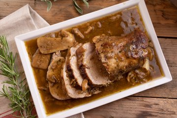 Recipe Pork Loin with Porcini Mushrooms