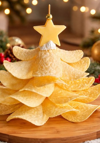 Recipe Potato Chip Christmas Tree