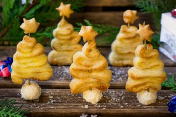 Recipe Puff Pastry Christmas Tree Place Cards