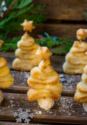Recipe Puff Pastry Christmas Tree Place Cards