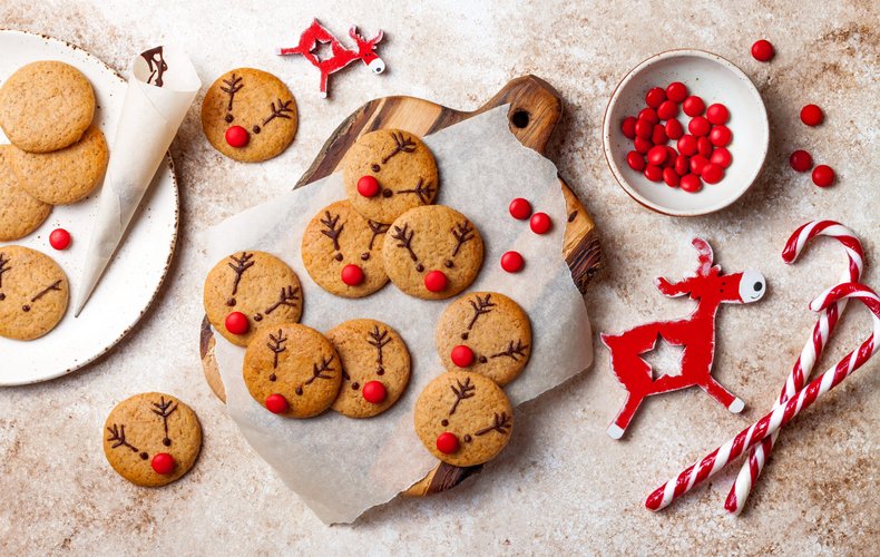 Reindeer Christmas cookies