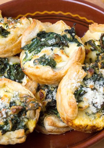 Recipe Ricotta and Spinach Puff Pastry Cups