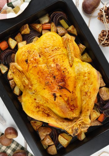 Recipe Roast Stuffed Capon