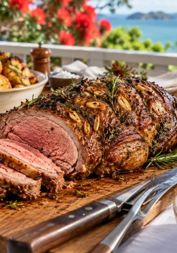Recipe Roast Lamb with Mint Sauce