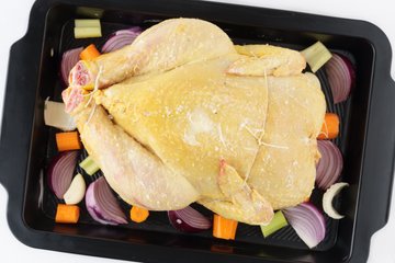 Making roast stuffed capon, photo 15