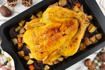Recipe Roast Stuffed Capon