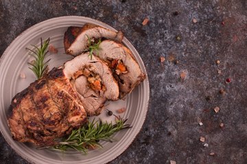 Recipe Rolled Veal Roast with Dried Apricots and Walnuts