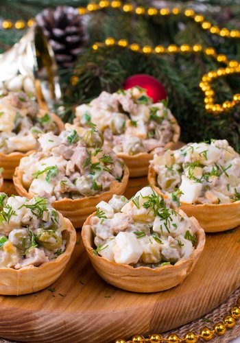 Recipe Russian Salad Tartlets