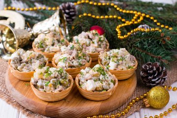Recipe Russian Salad Tartlets