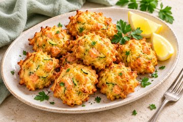 Recipe Salmon and Zucchini Fritters