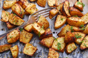 Recipe Sandy Potatoes (Crispy Parmesan and Breadcrumb Potatoes)