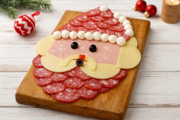 Recipe Santa Claus Charcuterie Board