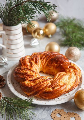 Recipe Savory Bread Wreath