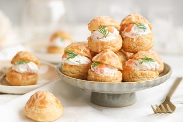 Recipe Homemade Savory Cream Puffs