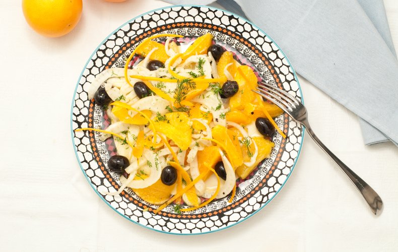 Sicilian orange salad