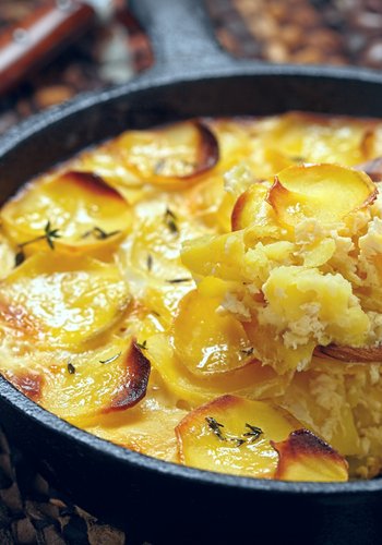 Recipe Skillet Potato Cake