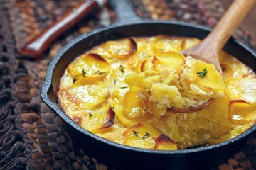 Recipe Skillet Potato Cake