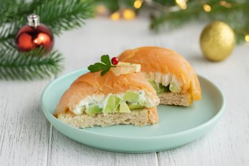 Recipe Smoked Salmon and Avocado Domes