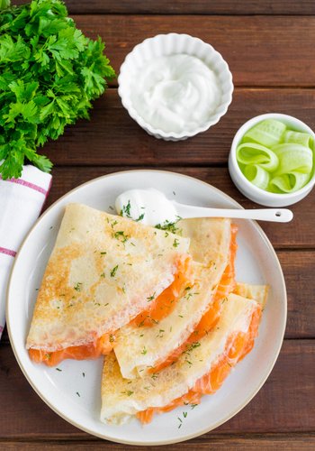 Recipe Smoked Salmon Crepes
