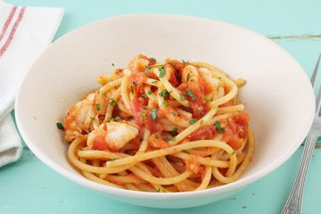 Recipe Spaghetti with Jumbo Shrimp