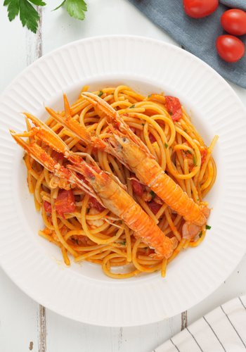 Recipe Spaghetti with Langoustines