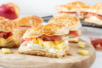 Recipe Speck, Apple and Ricotta Millefeuille