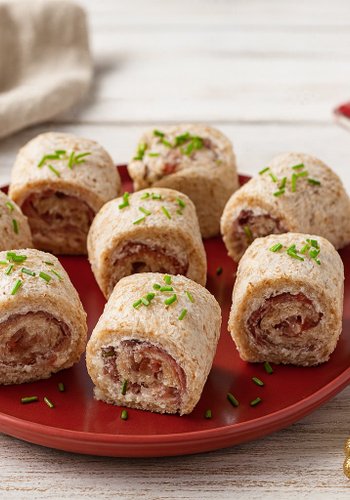 Recipe Speck Pinwheels with Sandwich Bread