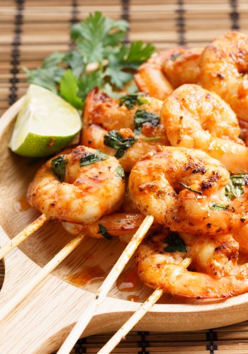 Recipe Spicy Shrimp Skewers
