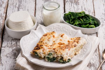 Recipe Spinach and Ricotta Cannelloni