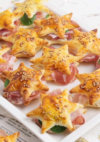 Recipe Stuffed Puff Pastry Stars