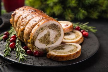 Recipe Stuffed Roast Turkey Roll